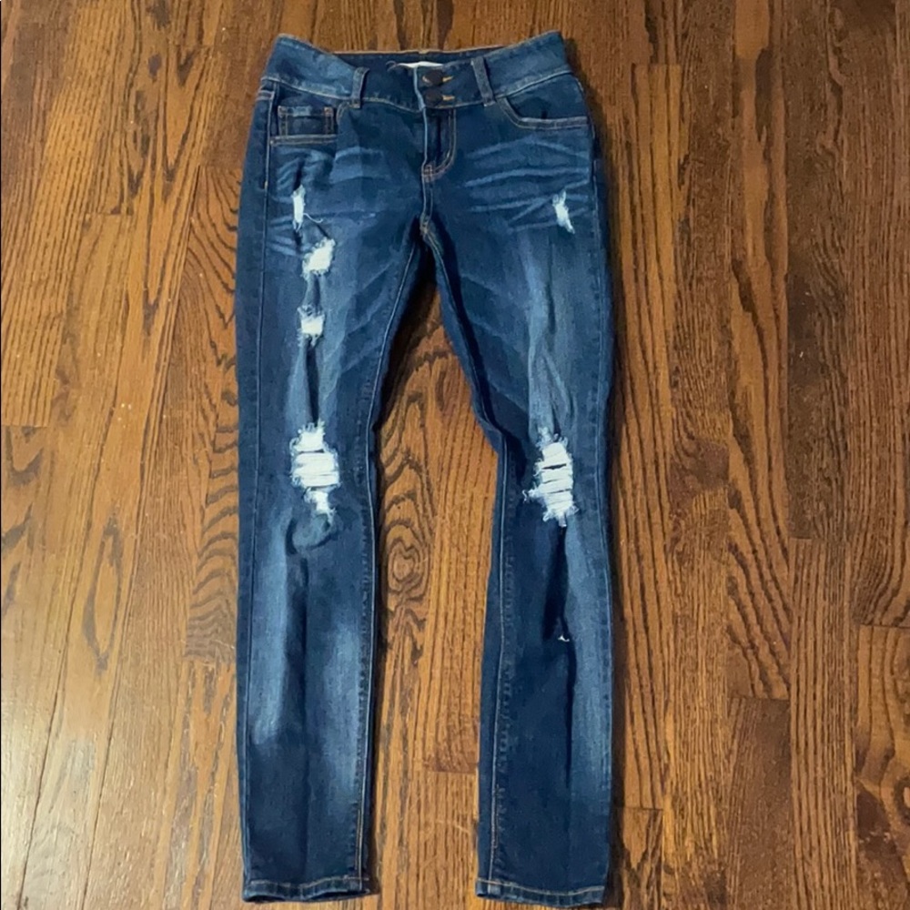 Charlotte Russe refuge brand blue jeans- size 0